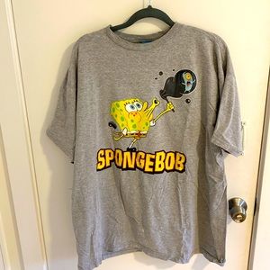 VINTAGE (2002) Spongebob Squarepants T-shirt, Nickelodeon Original, Size XL
